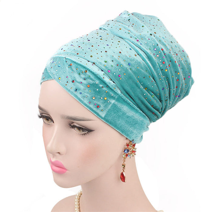 Turban Scarf with Glitter (Various Colors)