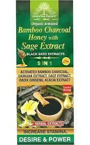 Organic Bamboo Charcoal Honey w/ Sage Extract
