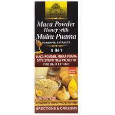Organic Maca Powder Honey w/Muira Puama