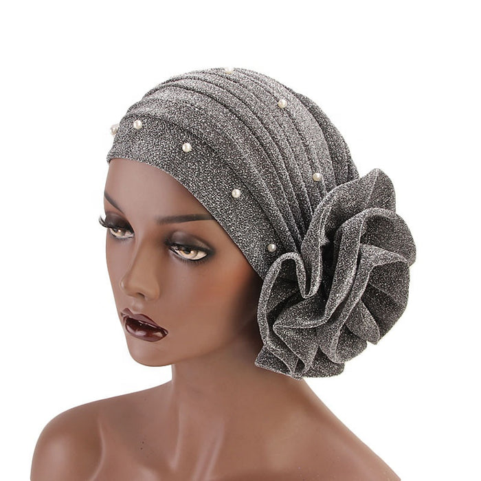 Hat with Glitter & Ruffle (Various Colors)