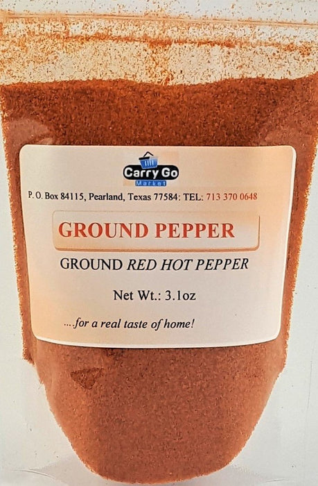 Ground Hot Pepper 4oz - Carry Go Market