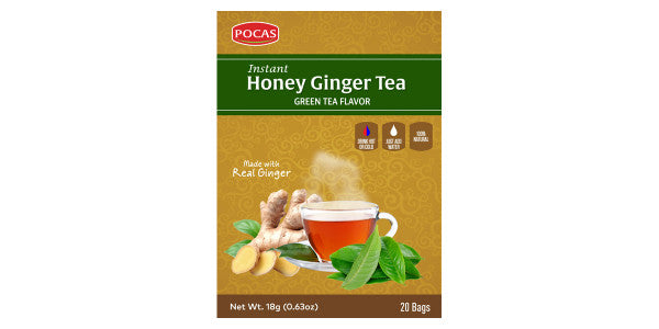 Honey Ginger Tea - Green Tea Flavor