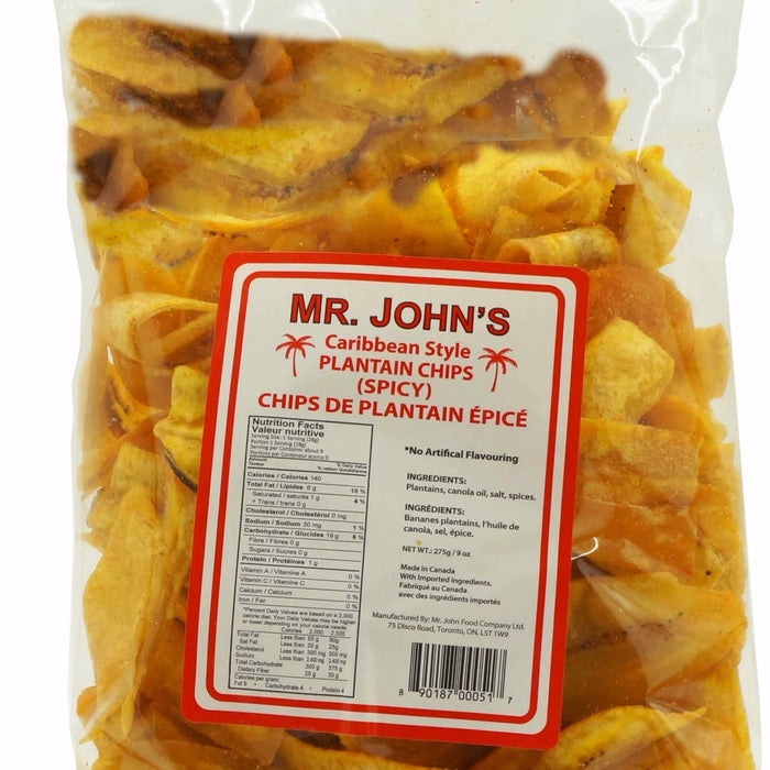 Mr. John's Spicy Caribbean Plantain Chips