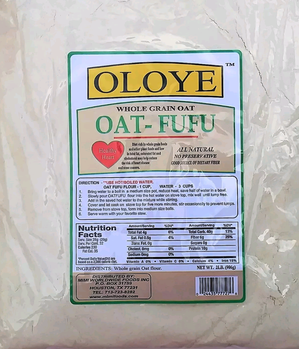 Oat Fufu Flour
