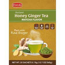 Honey Ginger Tea - Matcha Flavor