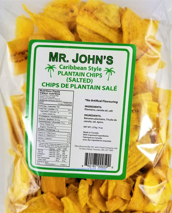 Mr. John's Plantain Chips 3.2oz - Carry Go Market